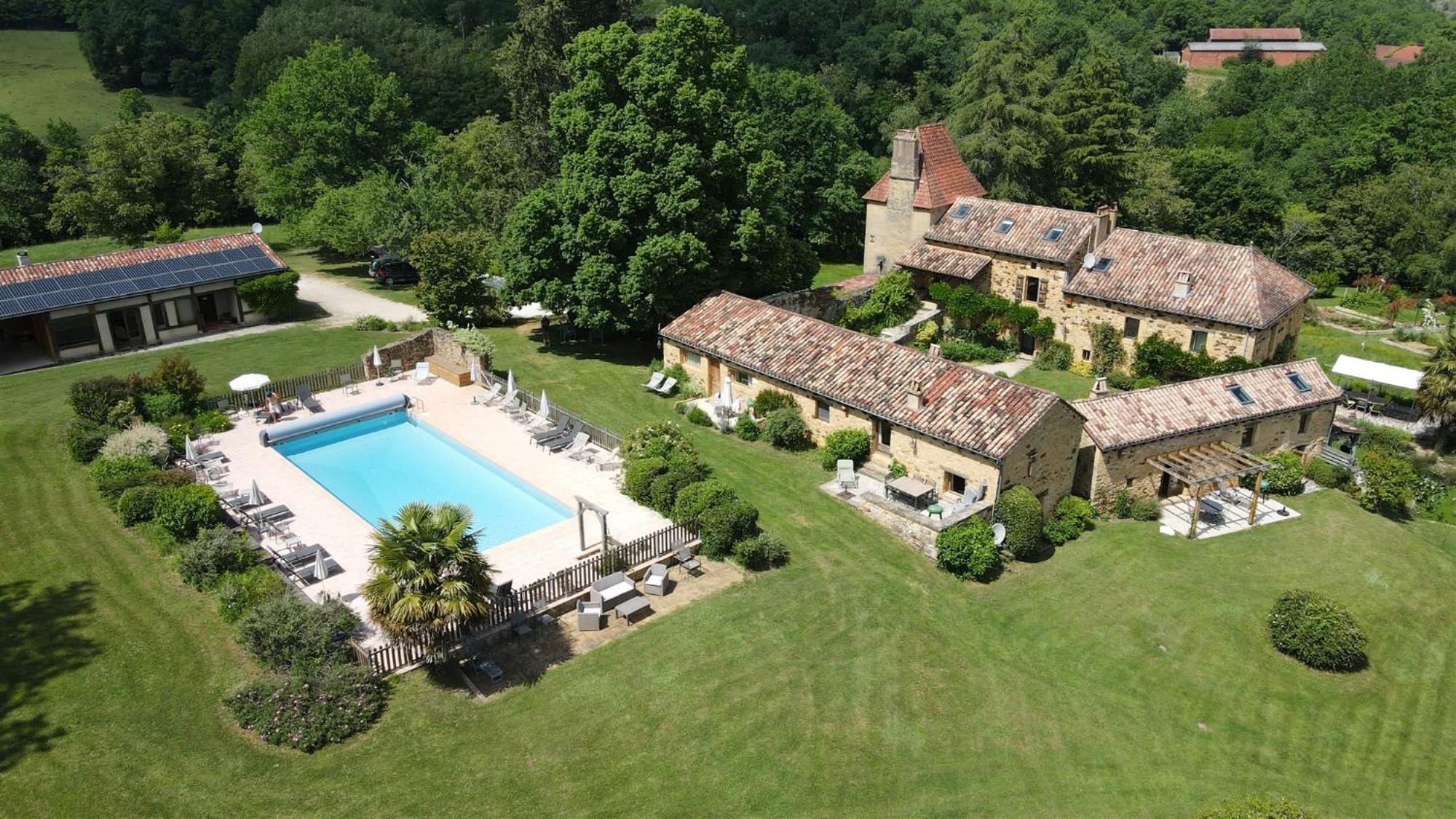 Domaine De Cournet Haut, A 17Th Century Property Set On A Calm, Idyllic Domain With Pool, Tennis, Bikes And More Les Vauries Exterior foto